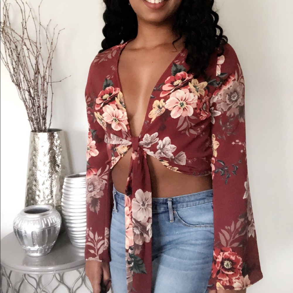 Floral Crop Top